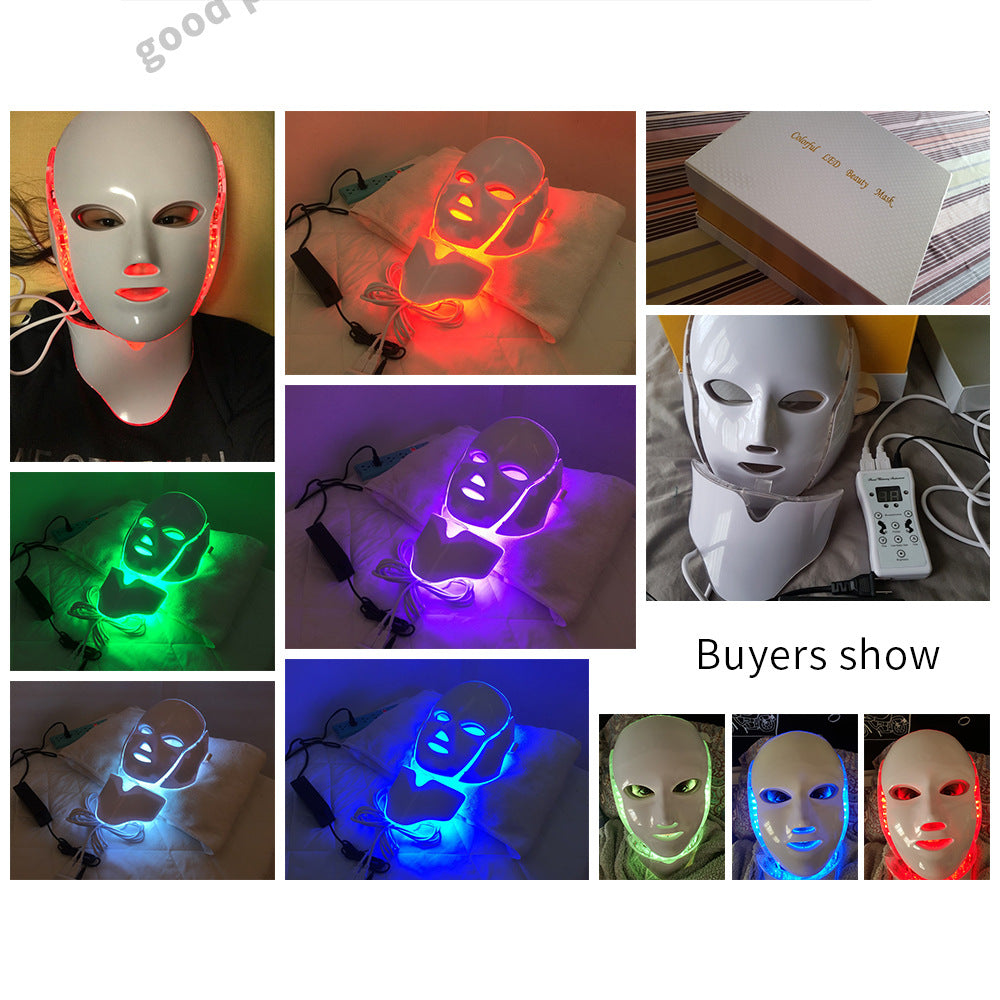Professional LED Light Therapy Mask Therapy Acne Mask Neck Beauty Led Mask(WITHOUT NECK)
